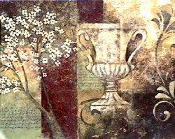 Dogwood & Urn I by M Donovan